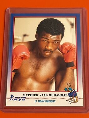 Matthew Saad Muhammad #083 1991 Kayo Boxing Trading Card